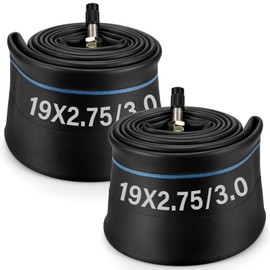 2.75/3.00-19" Inner Tube Heavy Duty, 2-Pack 80/100-19, 70/100-19 Dirt Bike Tubes, Motorcycle Inner Tube with TR4 Straight Valve Stem Replacement for CRF KLX TTR Motocross Pit Dirt Bike Motorcycle