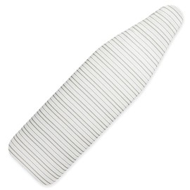 Juvale Ironing Board Cover & Pad - Secure Drawstring Fit for Iron Board Cover with Padding - Extra-Thick Foam for Pressing Pad - 15 x 54 in, Grey Stripe