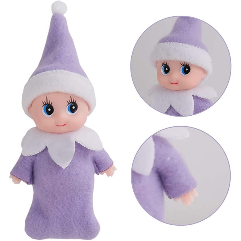 JHBEMAXS 7 PCS Mini Baby Elf Twins Kindness Elves Craft