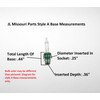 GE 20x Mini 2.5 Volt Clear Christmas Light Bulbs Replacement
