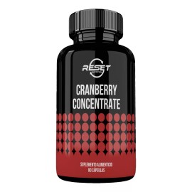Reset Nutrition® Cranberry Concentrate 90 Cápsulas | Concentrado De Arándano Suplemento Alimenticio para Salud Urinaria, Antioxidante y Apoyo Inmunológico.