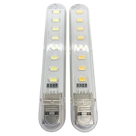 3DPLady 2x LED Light Cold and Warm (for USB Port) Compatible with Bambu Lab P1P 3D Printer (Also Suitable for Closed Space)