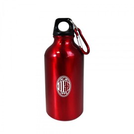 AC Milan Giemme Water Bottle with Carabiner Hook, 400 ml