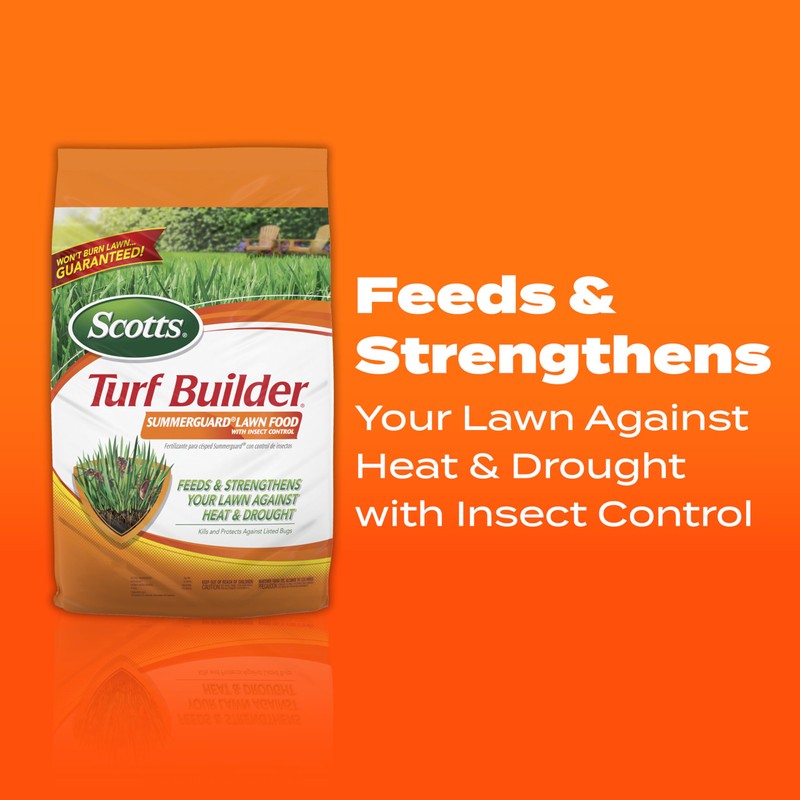 Scotts Turf Builder SummerGuard Lawn Food with Insect Control, Fertilizer