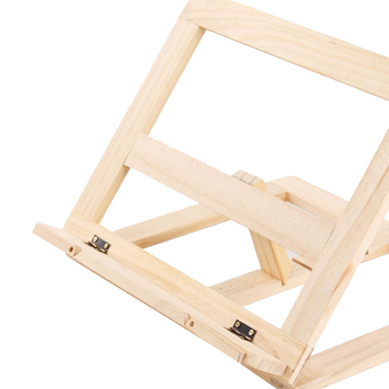 Wooden Book Stand Adjustable Book Holder Reading Stand Recipe Cookbook