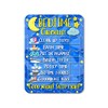 Honey Dew Gifts Daily Bedtime Routine Reward Chart for Kids and Autism - Tin Learning Calendar for Kids, Visual Teaching Tool