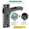 WanDwel Aluminum RV Screen Door Latch Handle Replacement Kit (Right
