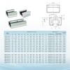 CNCMANS 1x SBR16UU 16 mm Aluminium Open Linear Bearing, Sliding
