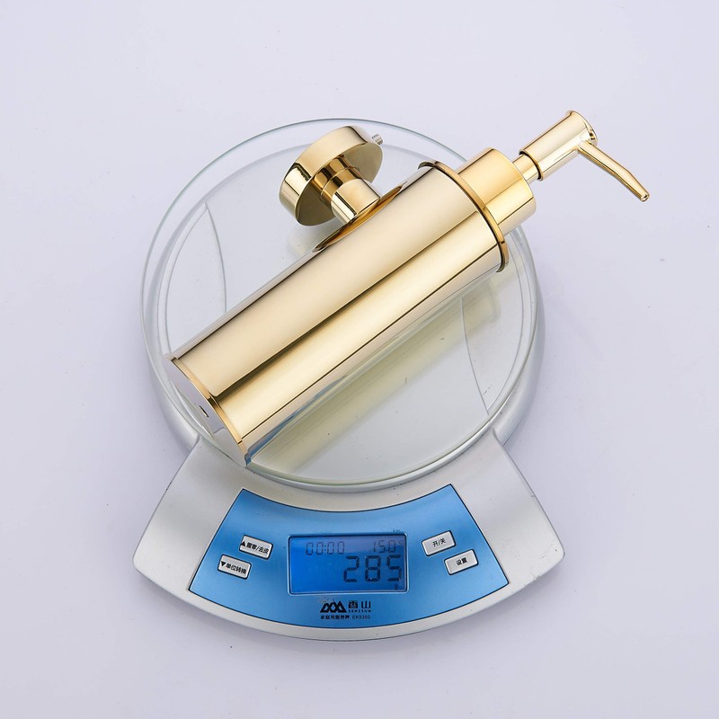 BGL Soap Dispenser Stainless Steel 304 Gold Wall Mount Liquid