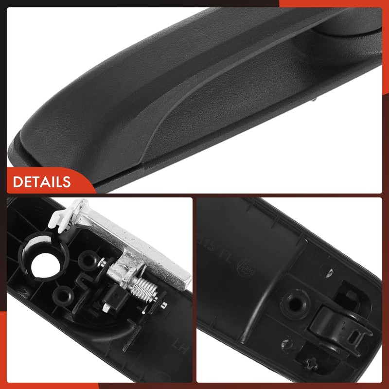 A-Premium Front Driver Side Exterior Door Handle with Keyhole Compatible