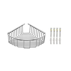 VIBORG Solido Acciaio Inox 304 extra spesso Mensole bagno, Mensola per doccia, Mensola da Bagno, Mensola bagno doccia angolare per bagno