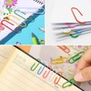 KHIRY Colourful Paper Clips, Pack of 500, Durable and Rustproof,