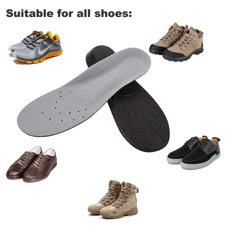 Plantillas de espuma viscoelástica para zapatos para hombres y mujeres,