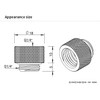 Barrow G1/4" Male to Female Extender Assembly 10mm White