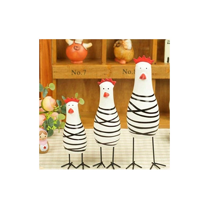 YISHUI HP0115 Chicken Figurine, Scandinavian Miscellaneous Goods, Cute, Chicken, Interior