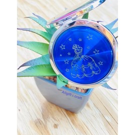 none 12 pcs QUINCEANERA PARTY FAVORS COMPACT MIRRORS RECUERDOS MIS 15 SWEET 16 BLUE