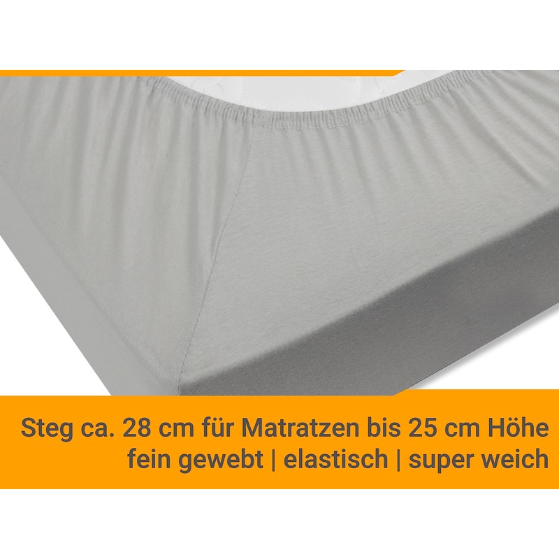 Classic Jersey Fitted Sheet Available In 34 Colours and 6