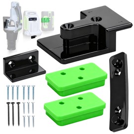 ZHONGXIA Charger Holders & Battery Holders & Leaf Blower Wall Mount Kit Compatible With EGO 615 530 650 CFM and LB5300 Leaf Blower, Battery Holders For 54V Batteries