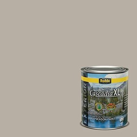 Rodda Paint CASCADIA XL Exterior Satin Paint & Primer in One, Quart, Wood Shadow