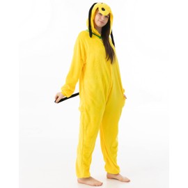 Katara 1744 Dog Pluto Costume Suit Onesie / Jumpsuit Onesie Bodysuit for Adults, Women, Men, Pyjamas, Unisex – Many Different Animals