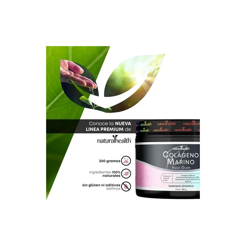 Natural Health Colageno Marino 300 G En Polvo Sfn