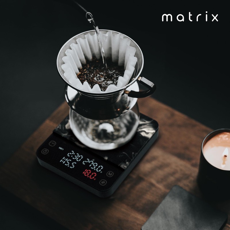 Matrix M1 Pro Smart Coffee Scale with Timer, Basic Espresso,