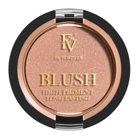 FV Long Lasting Powder Blush, Lightweight Smooth & Blendable Blush for Cheeks, High Buildable Color Blush Powder, Transfer-Resistant Shimmer Finish Cheek Makeup (01 Nude Shimmer, 0.17 OZ)