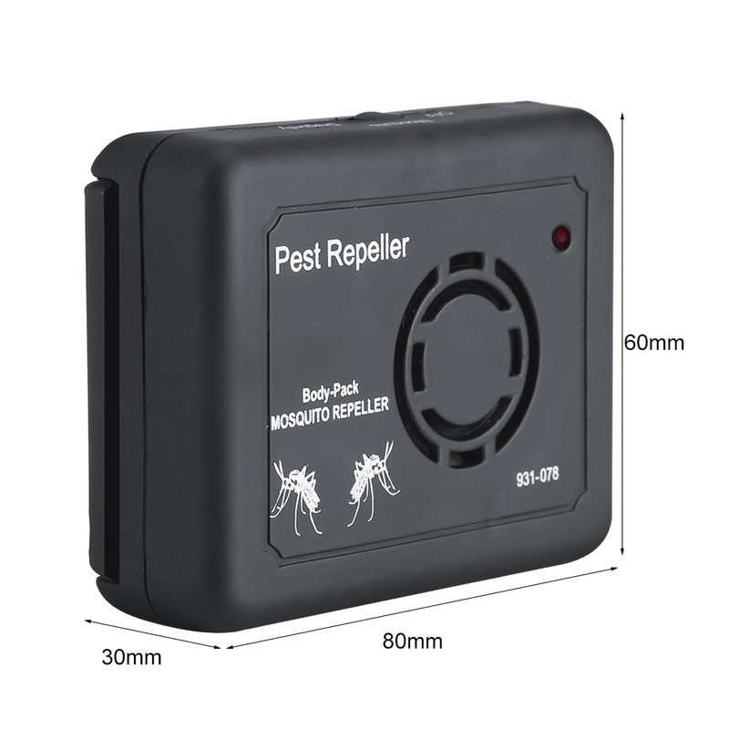 Mini Portable Electronic Ultrasonic Mosquito Insect Repeller Indoor Outdoor Pest