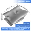 Pillow Case Cover with Zipper, Smooth Pillowcase, Soft Cervical Neck