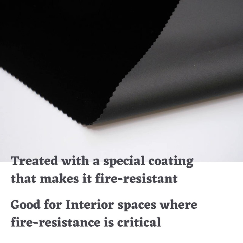 The Black Market Musou Black Fabric FR(Fire Resistant) - A4