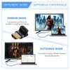cablecc HDMI Male to HDMI 2.1 Female Up Angled Vertical