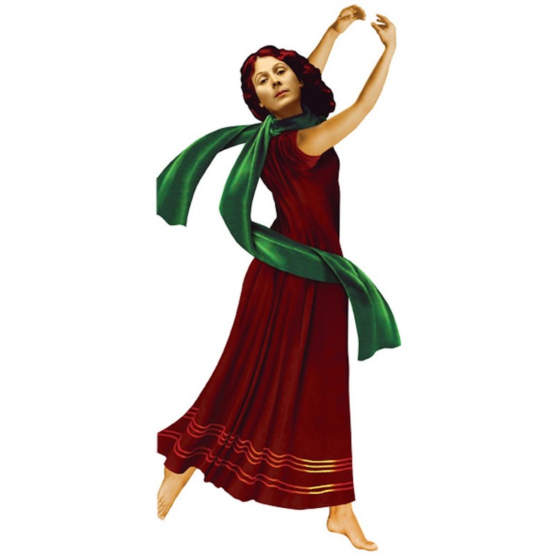 Isadora Duncan Quotable Notable - Greeting Card and Sticker Sheet