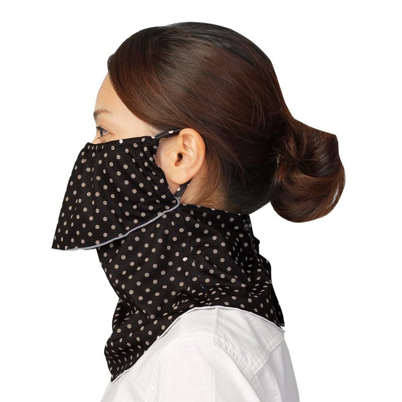 YAKeNU UV CUT MASK UV Protection Face Cover, Dot Yakenu,