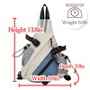 OVER GROUND Reflective Two Tone Casual Convertible Sling Backpack Key