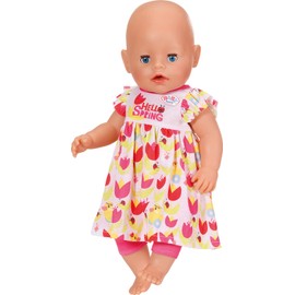 BABY born 4 Seasonal Outfit Toy Set for 43 cm Doll - Easy for Small Hands, Creative Play Promotes Empathy & Social Skills, For Toddlers 3 Years & Up - Includes Dresses, Leggings & Jackets