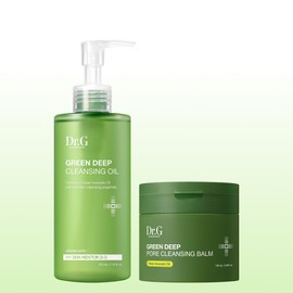 Dr.G Green Deep Pore Cleansing Balm 100g + Green Deep Cleansing Oil 210mL 2-piece set / 닥터지 그린 딥 포어 클렌징 밤 100g+그린 딥 클렌징 오일 210mL 2종 세트