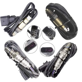 Sangyue 4x Oxygen O2 Sensor 1 & 2 for 2007-2009 Volkswagen Touareg 4.2L Upstream + Downstream 2007 Only fit BAR Engine
