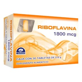 Suplemento en tabletas Natutech Riboflavina x 600g