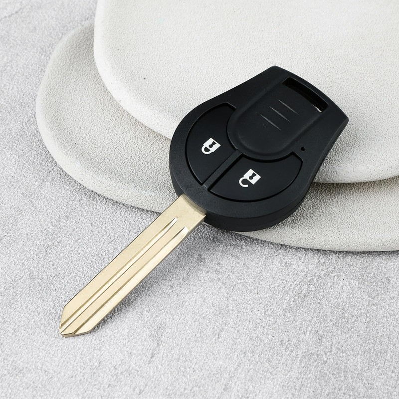 eMagTech 2x 2-Button Remote Key Fob Case Shell with Uncut