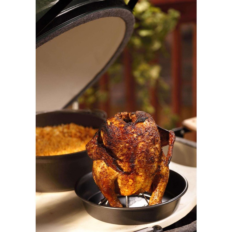 Big Green Egg Stainless Steel Poultry Seat for Chicken XXL,