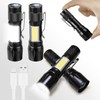 KunHe Rechargeable Flashlights USB-C mini Small LED Lantern Flashlights Bright