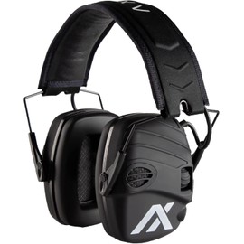 AXIL TRACKR Original Noise Cancelling Ear Muffs – Mowing, Construction, & Shooting Ear Protection – Comfortable Ear Muffs for Noise Reduction – Sweat & Water Resistant Ear Protection for Shooting