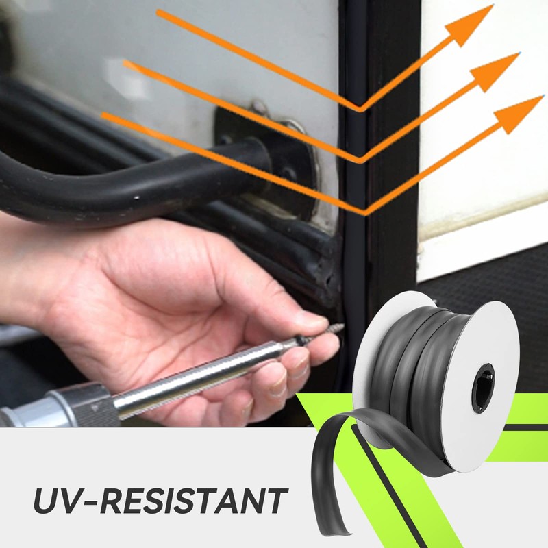 RVMATE RV Vinyl Insert Trim, 1 Inch Wide, 100 Feet,