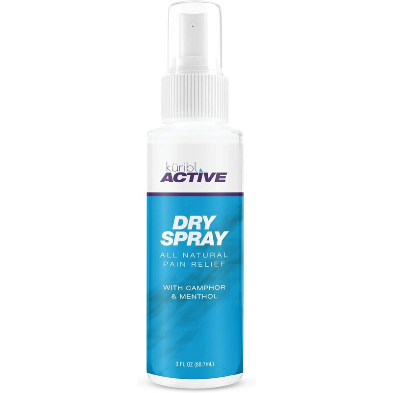 Kuribl Active Dry Spray - All Natural Pain Releif w/Camphor