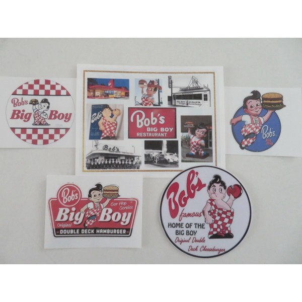 Big Boy Bob's Big Boy, Original Double Deck Hamburgers Lot