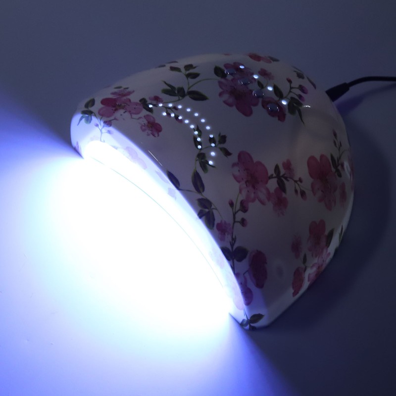 48W LED UV Nail Gel Dryer Flower Printing 30pcs Light