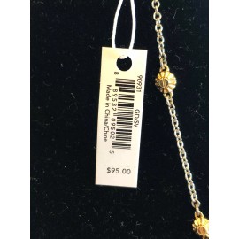 Coach NWT $95 Coach Double Wrap Bracelet 90931 COACH letters Gold & Silver