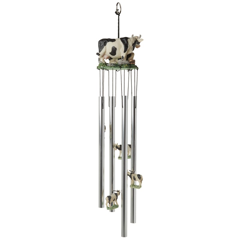 StealStreet SS-G-41928, Round Top Cow Hanging Garden Porch Decoration Decor