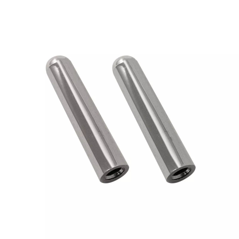 Mustang UPR 4pc CHROME Door Lock Knob Kit Compatible w/