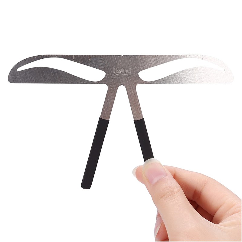 1 Piece Eyebrow Ruler, Professional Eyebrow Measure Balance Extension Ruler,